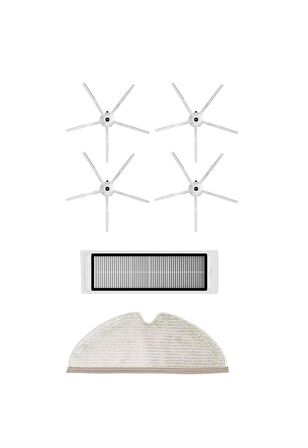 Roborock S5 Max Robot Süpürge Uyumlu 6'lı Yedek Parça Seti