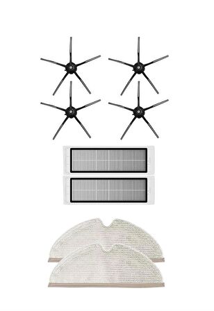 Roborock S5 Max Robot Süpürge Uyumlu 8'li Yedek Parça Seti