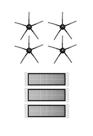Roborock S5 Max Robot Süpürge Uyumlu 7'li Yedek Parça Seti