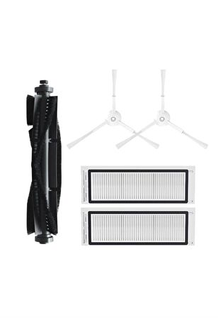 360 Vacuum Mop Cleaner S7 Robot Süpürge Uyumlu 5'li Yedek Parça Seti