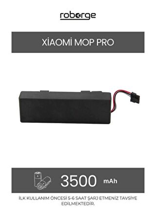 Xiaomi Mop Pro (STYTJ02YM) Robot Süpürge Uyumlu Batarya 3500 mAh - Muadil Ürün