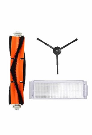 Xiaomi Vacuum Mop 2 Pro (MJST1SHW) Robot Süpürge Uyumlu 3'lü Yedek Parça Seti