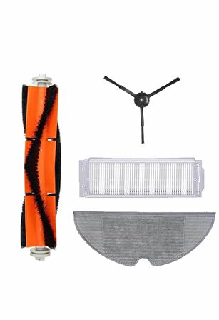 Xiaomi Vacuum Mop 2 Pro (MJST1SHW) Robot Süpürge Uyumlu 4'lü Yedek Parça Seti