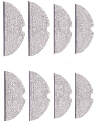 Xiaomi Vacuum Mop 2 Pro + Robot Süpürge Uyumlu 8'li Mop Bezi-Tam Yüzeyli - MUADİL ÜRÜNDÜR