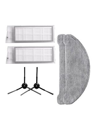 Roidmi Eve Plus Robot Süpürge Uyumlu 6'lı Yedek Parça Seti