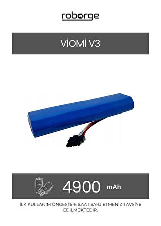 Viomi V3 Robot Süpürge Uyumlu Batarya 4900 mAh - Muadil Ürün