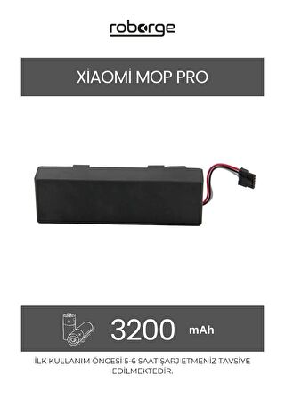 Xiaomi Mop Pro (STYTJ02YM) Robot Süpürge Uyumlu Batarya 3200 mAh - Muadil Ürün