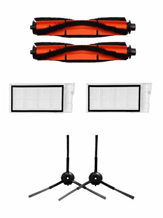 Roidmi Eve Robot Süpürge Uyumlu 6'lı Yedek Parça Seti