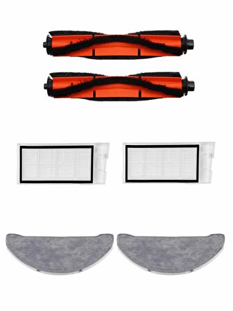 Roidmi Eve Robot Süpürge Uyumlu 6'lı Yedek Parça Seti