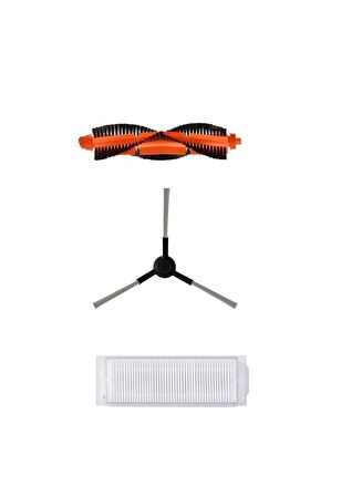 Xiaomi Mop Pro Robot Süpürge Uyumlu 3'lü - Yedek Parça Seti