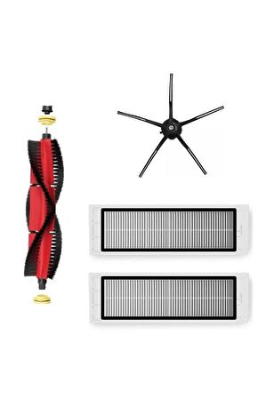 Roborock S5 Max Robot Süpürge Uyumlu 4'lü Yedek Parça Seti