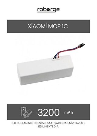 Xiaomi Vacuum Mop 1C (STYTJ01ZHM) Robot Süpürge Uyumlu Batarya 3200 mAh - Muadil Ürün