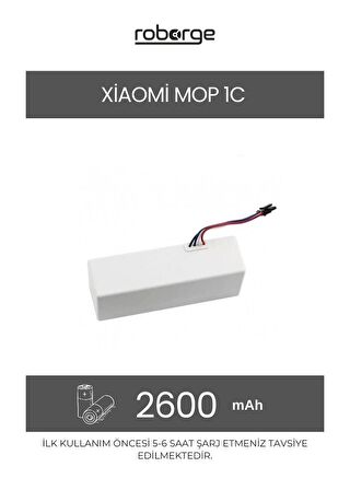 Xiaomi Vacuum Mop 1C (STYTJ01ZHM) Robot Süpürge Uyumlu Batarya 2600 mAh - Muadil Ürün