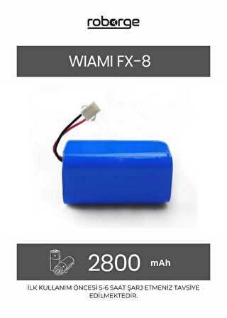 Wiami FX-8 Robot Süpürge Uyumlu Batarya 2800 mAh - Muadil Ürün