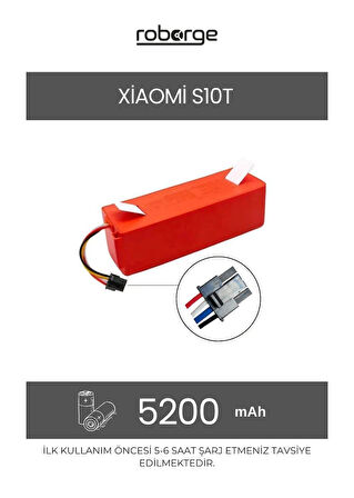 Xiaomi Vacuum Mop S10T (STFCR01SZ) Robot Süpürge Uyumlu Batarya 5200 mAh - Muadil Ürün