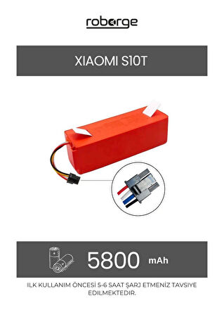 Xiaomi Vacuum Mop S10T (STFCR01SZ) Robot Süpürge Uyumlu Batarya 5800 mAh - Muadil Ürün