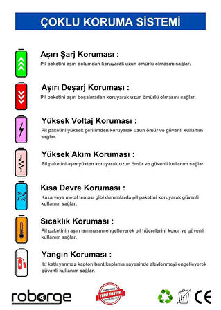 Xiaomi Vacuum Mop 2 Ultra (STYTJ05ZHMHW) Robot Süpürge Uyumlu Batarya 5200 mAh - Muadil Ürün