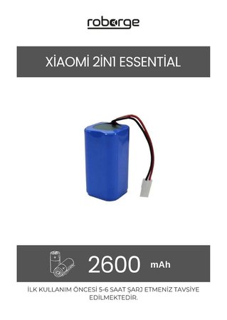 Xiaomi Vacuum Mop 2in1 Essential (MJSTG1) Robot Süpürge Uyumlu 2600 mAh Batarya - Muadil Ürün