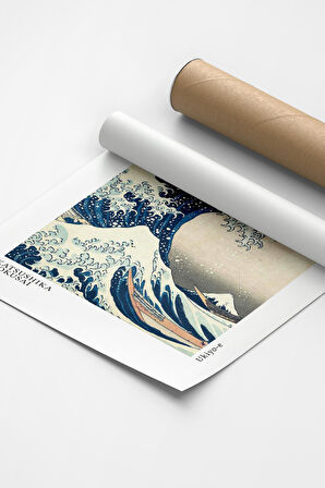 The Great Wave, Katsushika Hokusai | Ünlü Ressam Tablosu