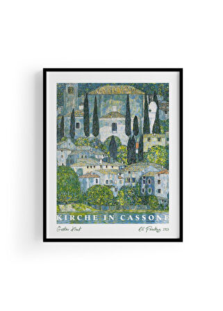 Kirche in Cassone, Gustav Klimt | Ünlü Ressam Tablosu