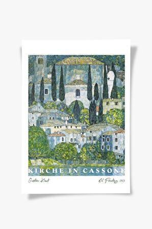 Kirche in Cassone, Gustav Klimt | Ünlü Ressam Tablosu