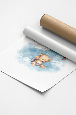 Flying Bear | Çocuk Odası Tablo