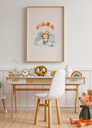 Flying Lion | Çocuk Odası Tablo