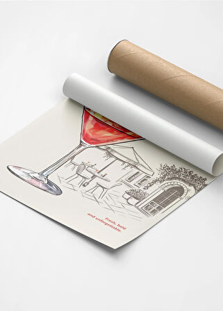 Cosmopolitan Kokteyl Posteri