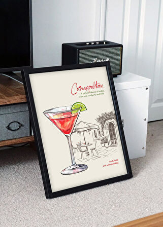 Cosmopolitan Kokteyl Posteri