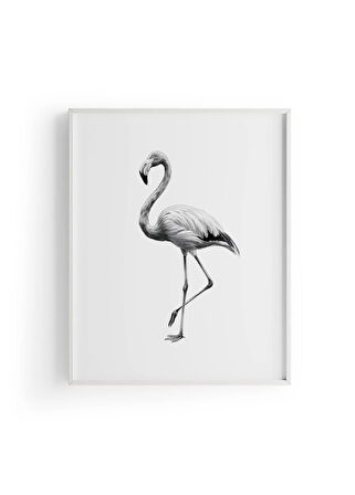 Karakalem Koleksiyonu Flamingo Posteri