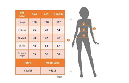 Kadın Uzun Kollu Bot Yaka Yanı Taş Detaylı Midi Kadife Elbise