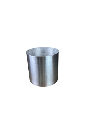 Metalik Galvaniz Saksı 30x30 Paslanmaz