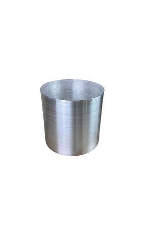 Metalik Galvaniz Saksı 30x30 Paslanmaz