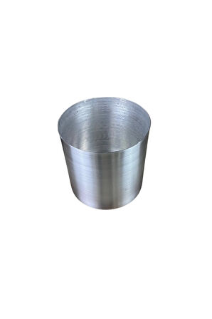 Metalik Galvaniz Saksı 30x30 Paslanmaz