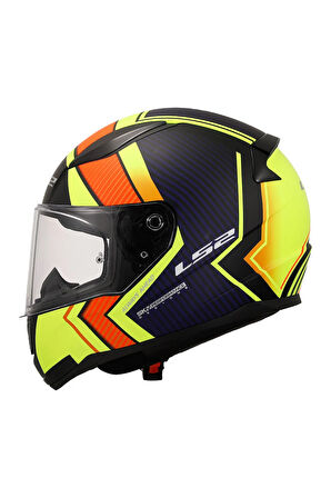 RAPID 2 EXTRA MAT NEON SARI-NAVY MAVİ FULLFACE MOTOSİKLET KASKI