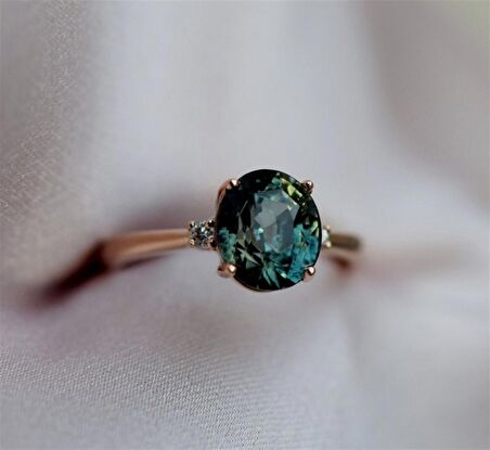 JADE NİŞAN  DOĞAL TAŞ YÜZÜK - AK439