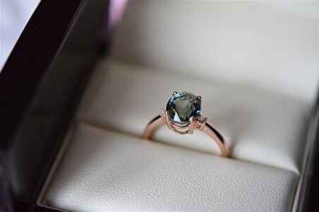 JADE NİŞAN  DOĞAL TAŞ YÜZÜK - AK439