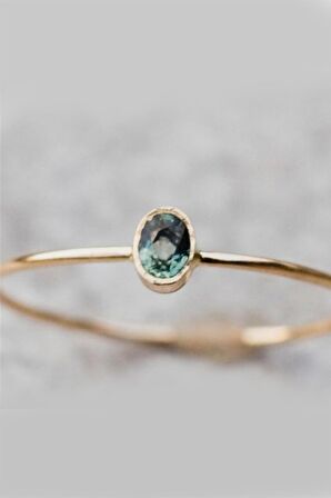 AKUAMARİN YÜZÜK - AK0205