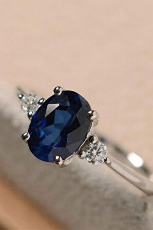 LONDON BLUE TOPAZ YÜZÜK - AK0209