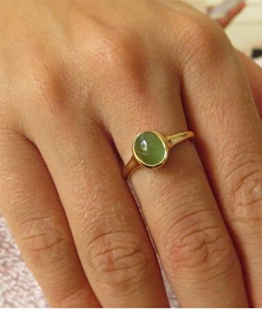 HİRA DOĞAL TAŞ YÜZÜK- AK1243