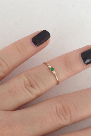 ORLANDO YEŞİM  DOĞAL TAŞ YÜZÜK - AK462 