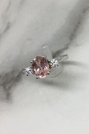 DALVİK EVLİLİK TEKLİF DOĞAL TAŞ  YÜZÜK -AK959