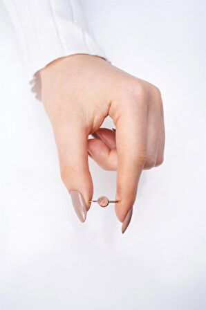 OTTOWA PEMBE KUVARS YÜZÜK - AK768