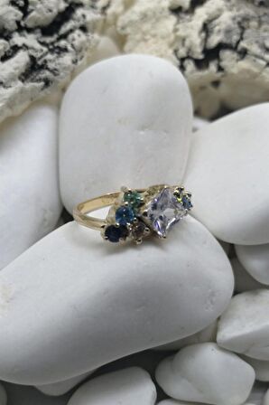 ZAGREP DOGAL TASLI YÜZÜK - AK582