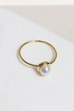 YUVARLAK İNCİ YÜZÜK - AK0506