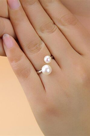 İKİLİ İNCİ YÜZÜK - AK0504