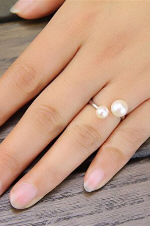 İKİLİ İNCİ YÜZÜK - AK0504