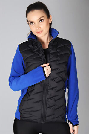 Sweetness Kadın Saks Kapitone Mont