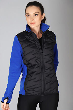 Sweetness Kadın Saks Kapitone Mont