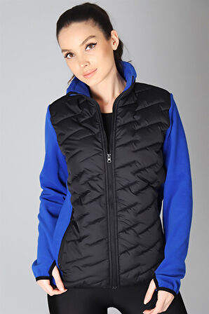 Sweetness Kadın Saks Kapitone Mont